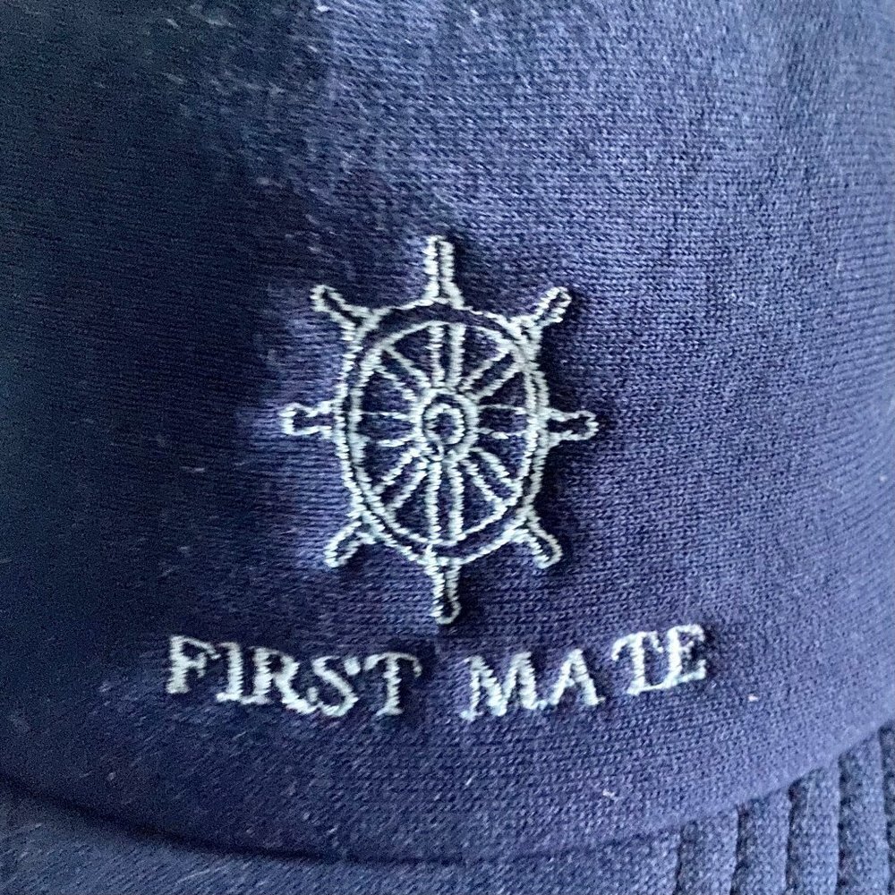 First Mate Blue Snap Back Hat - Picture 3 of 8